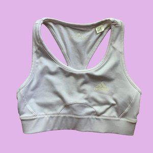SPORTY ADIDAS WHITE SPORTS BRA